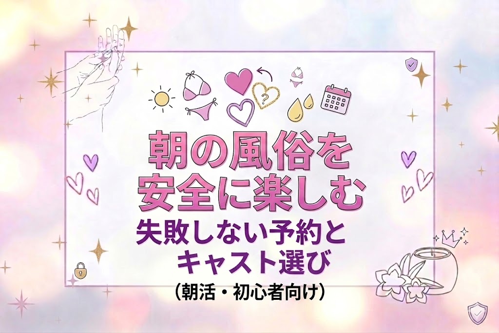 初心者必見！朝から風俗を安全に楽しむための失敗しない予約術と賢いキャスト選び